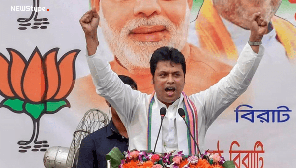 রাজ্যে আসছেন পশ্চিম ত্রিপুরা আসনের বিজেপি প্রার্থী বিপ্লব কুমার দেব