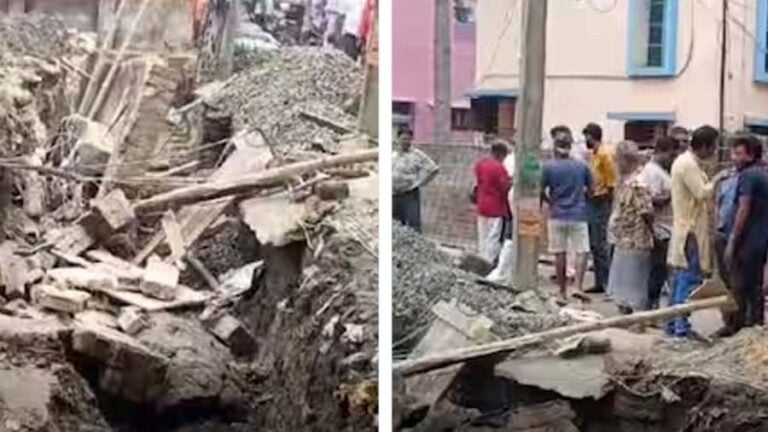হুগলিতে পাঁচিল ভেঙে মৃত দুই শ্রমিক, নিয়ম না মেনে নির্মাণ কী ভাবে? প্রশ্ন বিরোধীদের